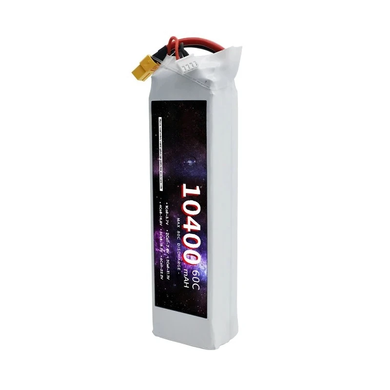 For 3S 10400mAh 11.1V 60C Lipo Battery for RC Airplane RC Model Vehicle Car Drone FPV Model Racing