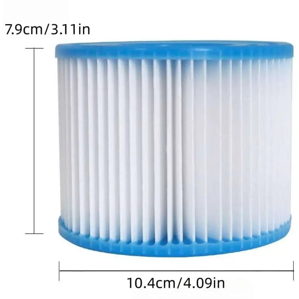 VI Filter, Filter Cartridge for Bestway VI Hot Tub Filter Lay-Z-Spa Miami/Vegas/Palm Springs/Coleman SaluSpa 90352E/58323/58323E