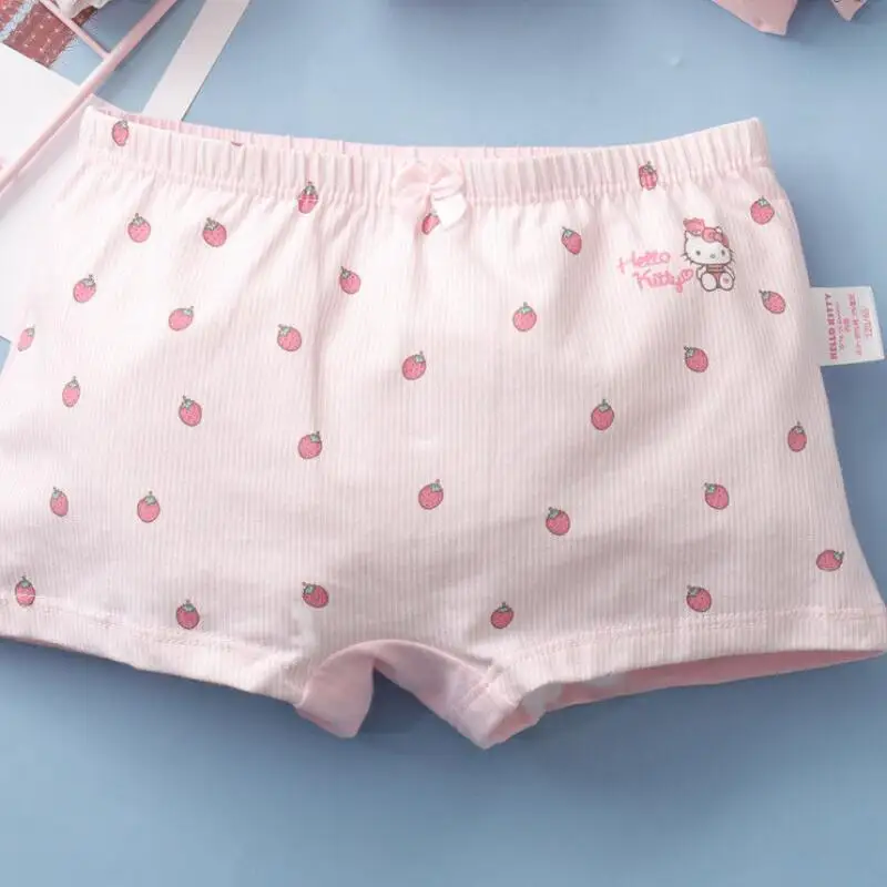 Four Cartoon High-End Hallokitty Panties Shorts Skin-Friendly Comfort Mother and Baby Panties Girl Underwear Underwear