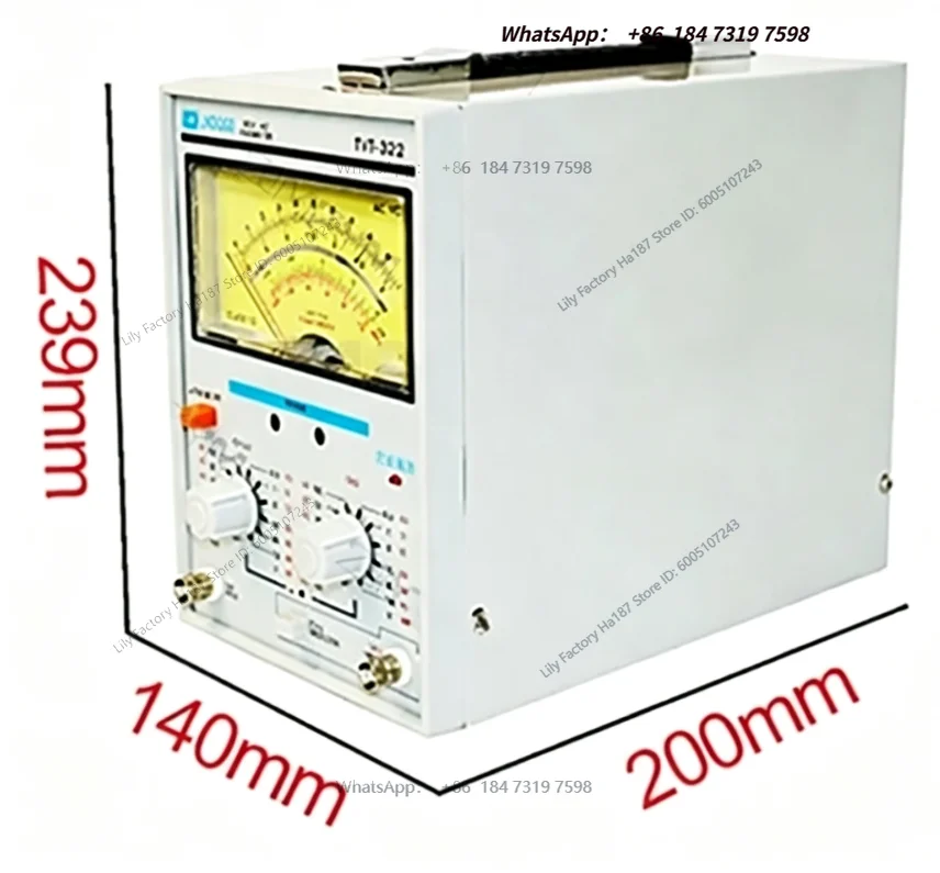 TVT-322 Dual Cha-nnel Milivoltmeter Double Needle Millivoltmeter N- Design replacement Pointer Voltage Measuring Instruments