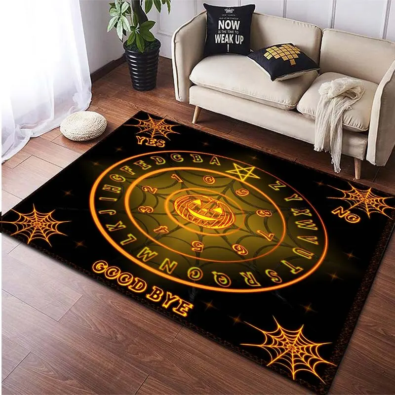Ouija Board Carpet for Living Room Home Decor Sofa Table Large Area Rugs Bedroom Bedside Foot Pad Floor Mat Witchcraft Supplie