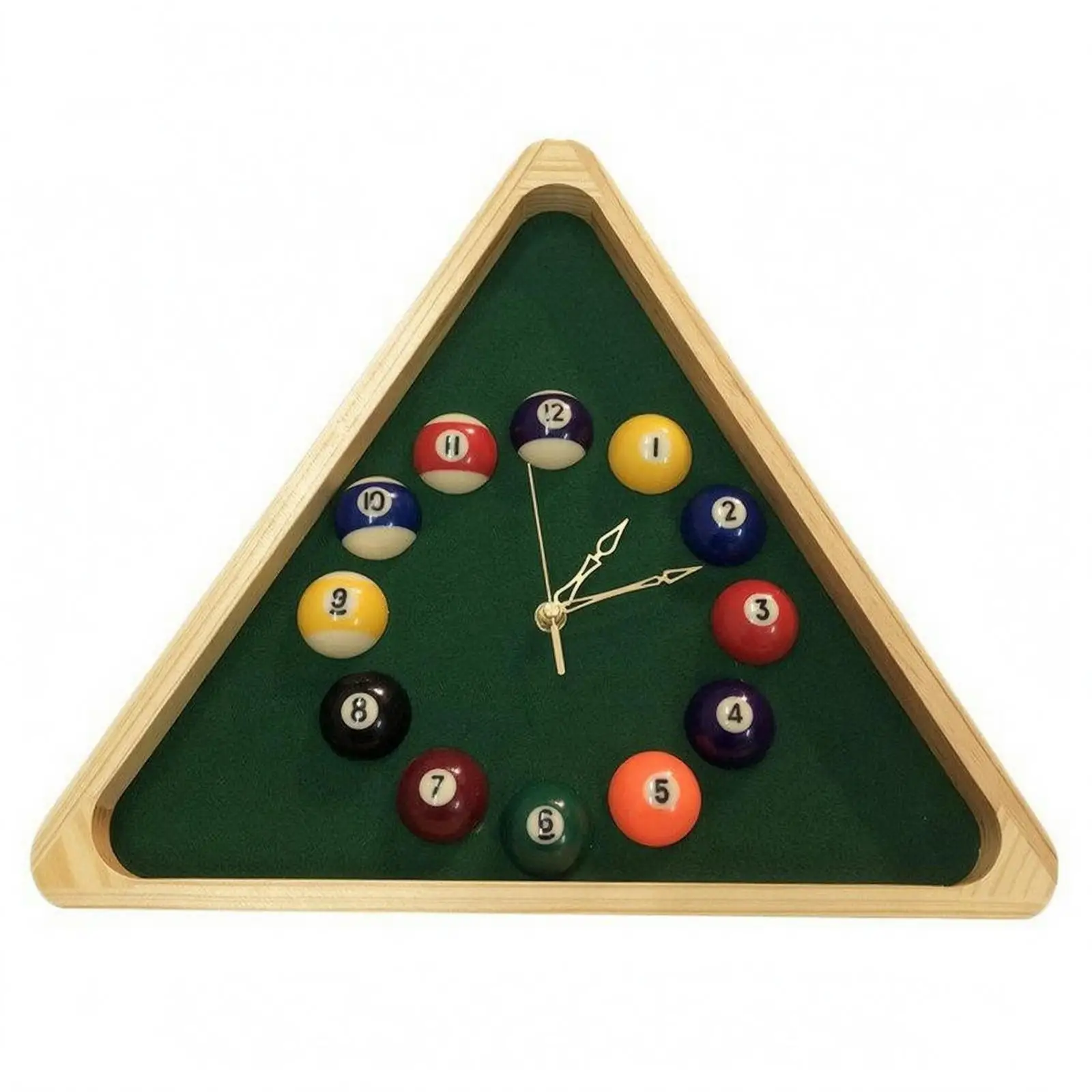 Billiards Clock Wall Clock Decorative Pool Ball Design Elegant Modern Wall Clock for Sports Area or Cafe