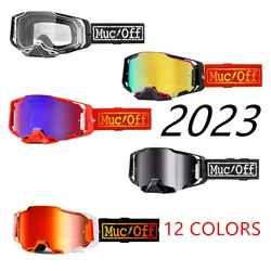 2023 Muc Off Safety Protective Motocross Goggles Anti Fog Moto Sunglasses Motorcycle Outdoor Sport