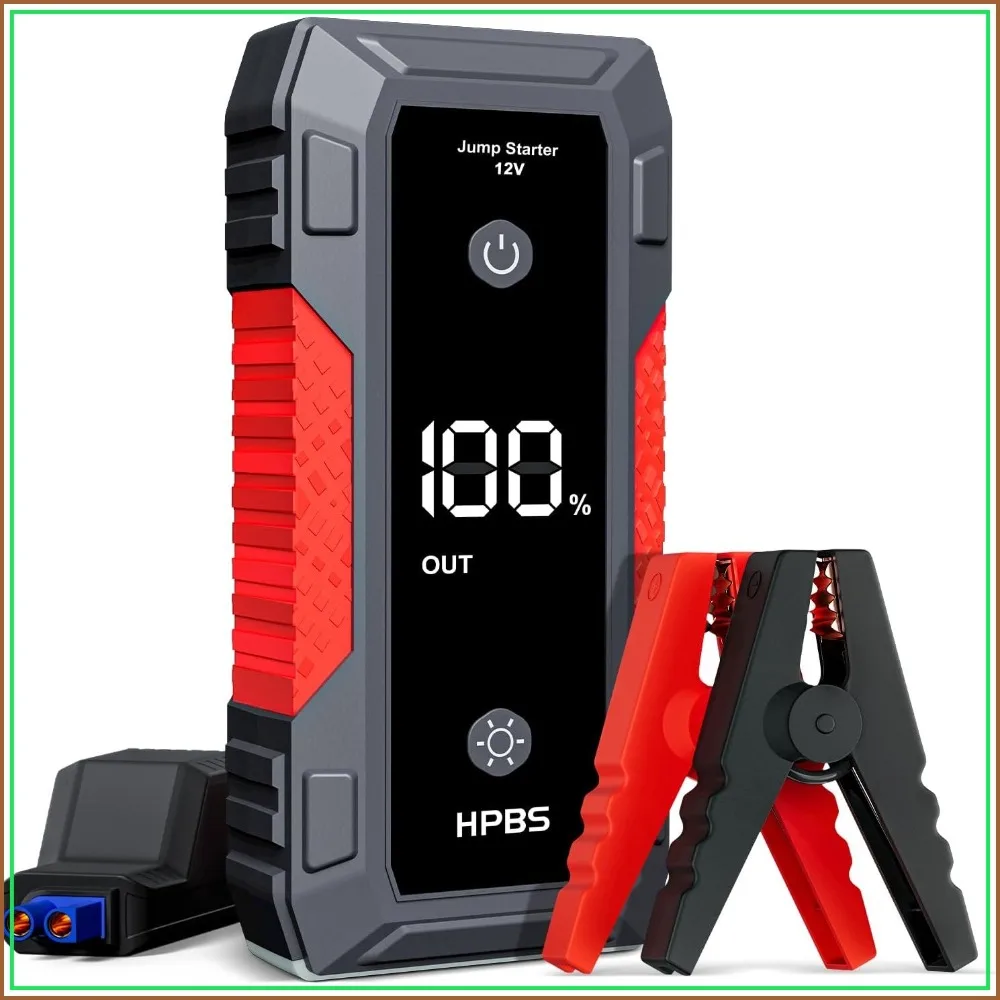 

5000A Jump Starter for 10.0L Gas & 8.0L Diesel Engines, 12V Portable Battery Pack with 3.0" LCD Display
