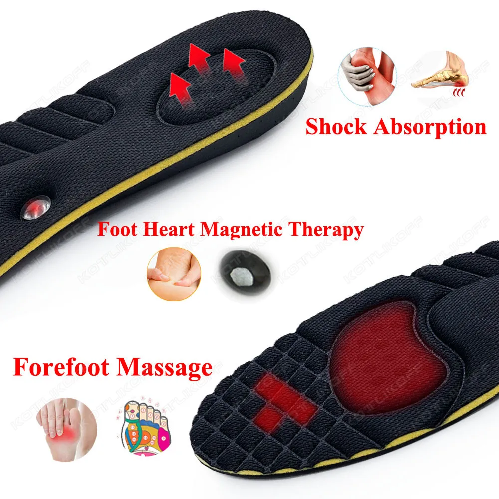 Height Increase Insoles Cushions 2-5cm Magnet Massage Invisible Height Lift Adjustable Cut Shoes Heel Insert Taller Support Pads image 3