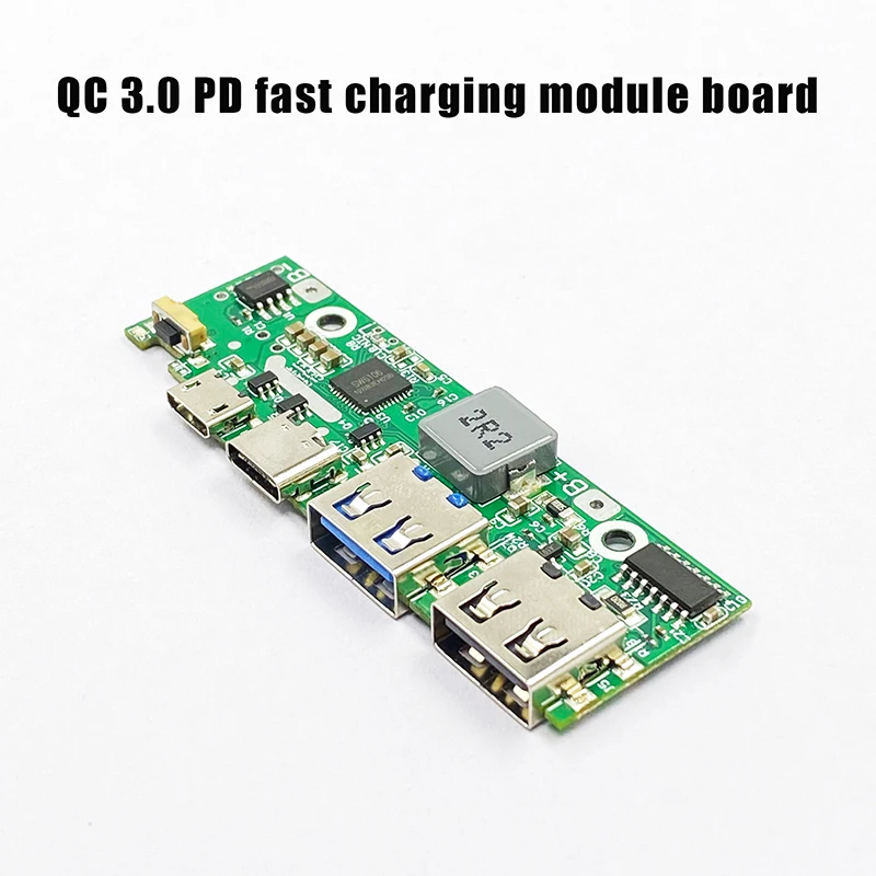 High Quality Dual USB Micro/Type-C QC3.0 PD Bidirectional Quick Charging Board Mobile Power DIY Power Bank Motherboard Module