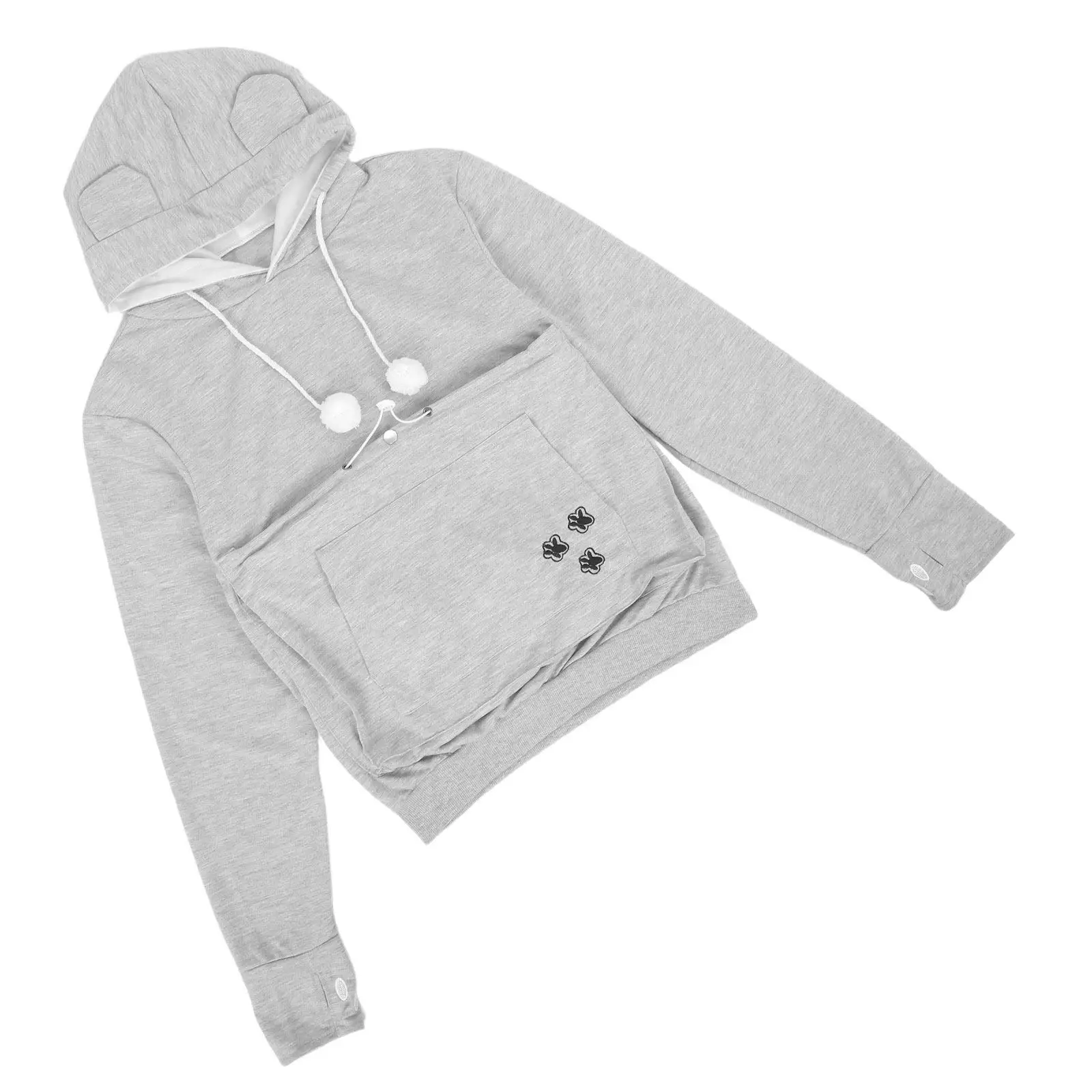Pet Pouch Hoodie Unisex Kangaroo Pouch Sweatshirt for Dogs Cats Puppy Care Dog Carrier Pullover Comfortable Pet Parent