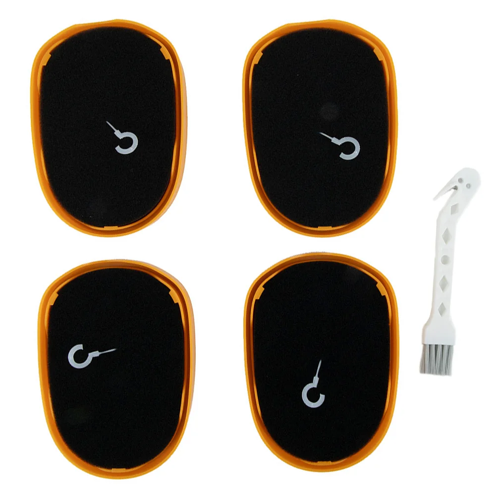 Juego de filtros para el hogar, piezas de aspiradora de 137x98x18MM, 4 filtros piezas FC6812 XC8043 SpeedPro Max 7000 8000 para Philips SpeedPro Max