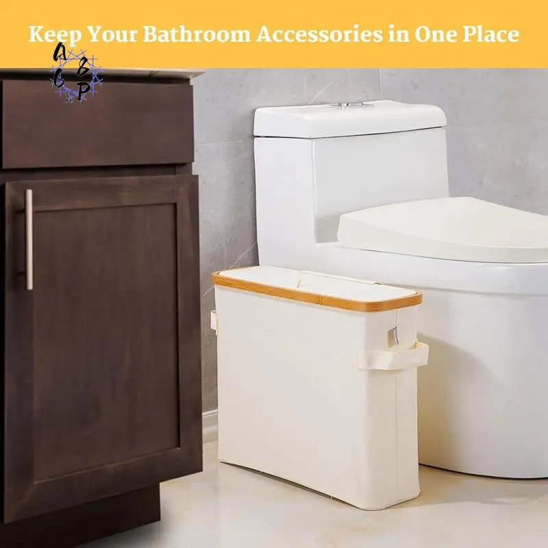 

A68P-Бамбуковая подставка для туалетной бумаги с бамбуковой крышкой для туалетной бумаги, шкафа, ванной комнаты