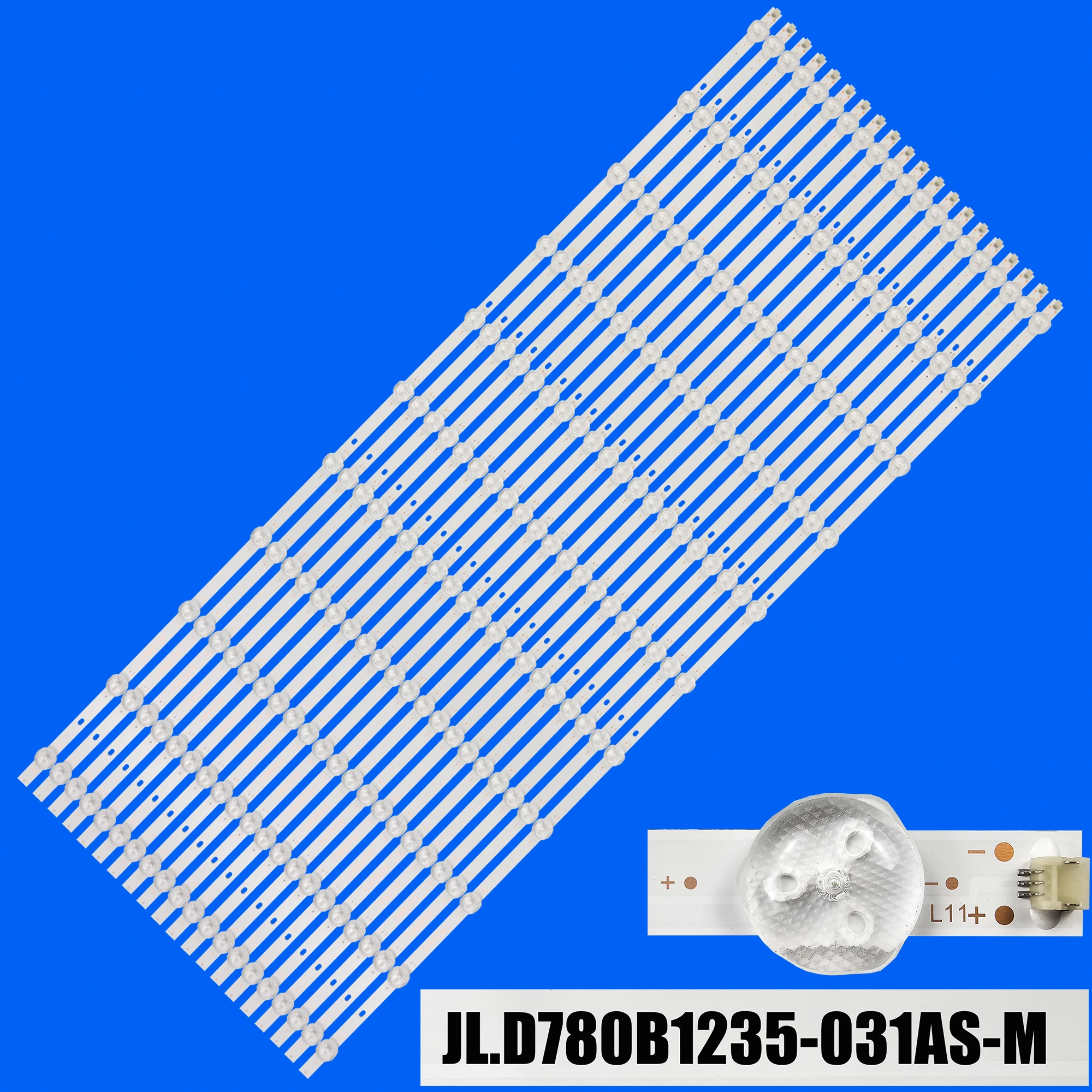 

LED backlight Strips For 78" UHD LED TV RTU7877-B RTU7877 MSIP-REM-KJ5-C780UHD2X C780UHD 2X LSC780FF01-W01 JL.D780B1235-031AS-M