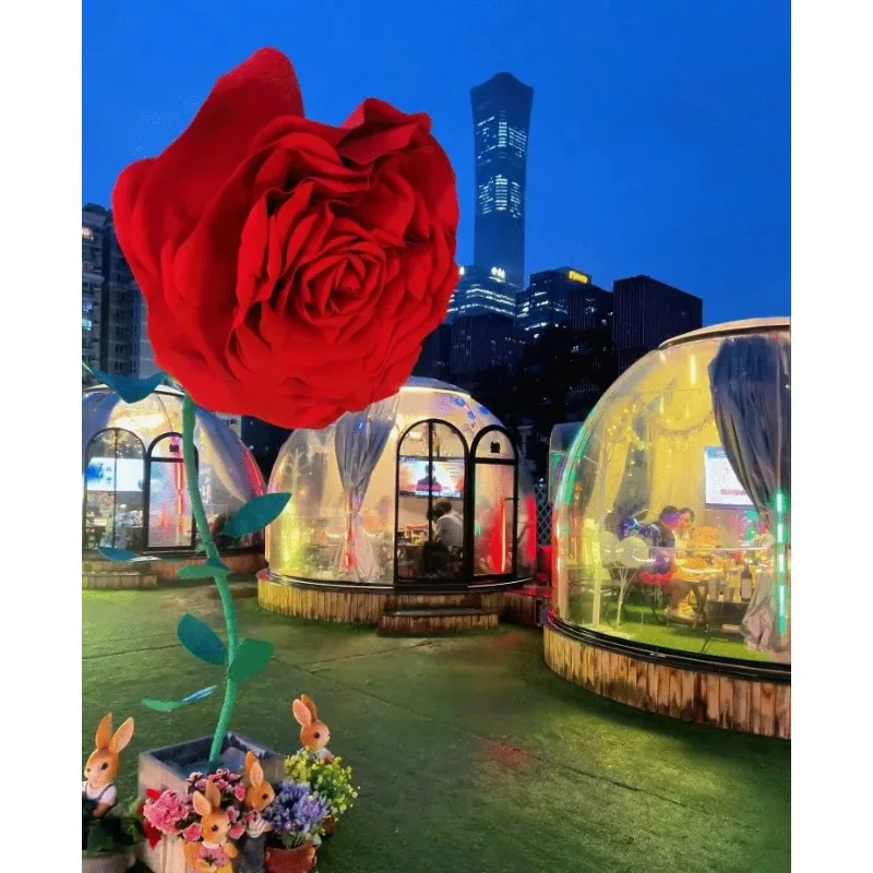 KTV Bubble Room Starry Sky Room Automatic Camping Tent Check-In Leisure Canopy Outdoor Yurt Easy Install Bubble House for Spain