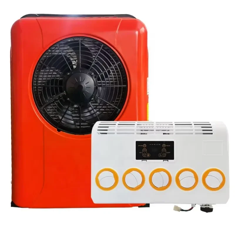 Hot Sale 12V Electric Parking Cooler for Truck 24V AC Air Conditioner for Truck Parking Cooler Integrated Parking Cooler