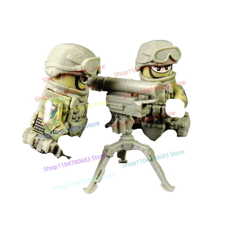 

MOC новый военный строительный блок, кукла, мини-кукла, русская противотанковая ракетка, игрушка, подарочная коллекция украшений