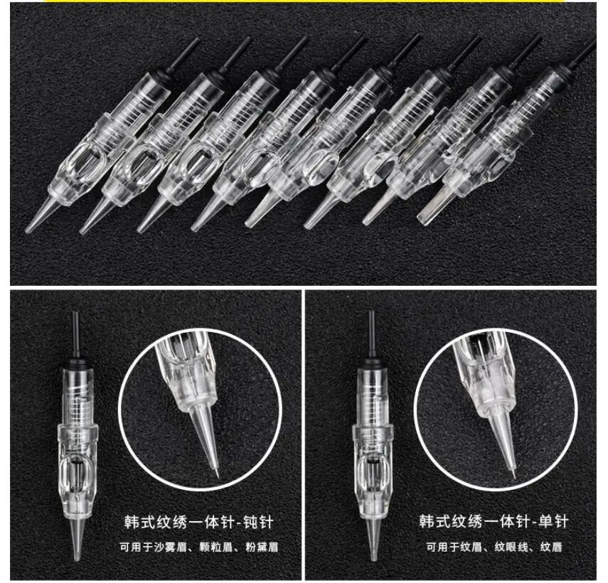 Screw Permanent Makeup Needle Cartridge For Micropigment Machine Disposable Tattoo Needle Cartridge 1RL 3RL 5RL