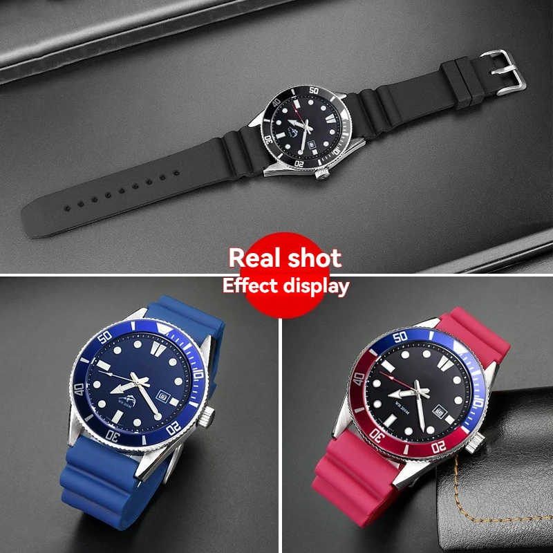 for Casio Casio Swordfish watch MDV-106 Water Ghost MTP-VD01 MTP-1374 MTP-1375 resin silicone watch with 22mm