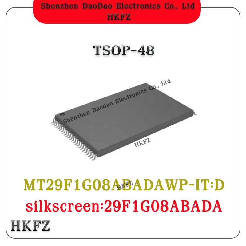 

MT29F1G08ABADAWP-IT:D 29F1G08ABAD NAND flash memory chip TSOP-48