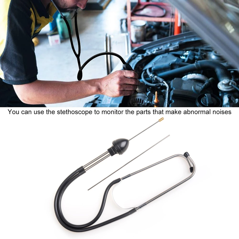 Car Engine Block Diagnostic Tool Professional Auto Stethoscope Cylinder Automotive Engine Hearing Tools For Car