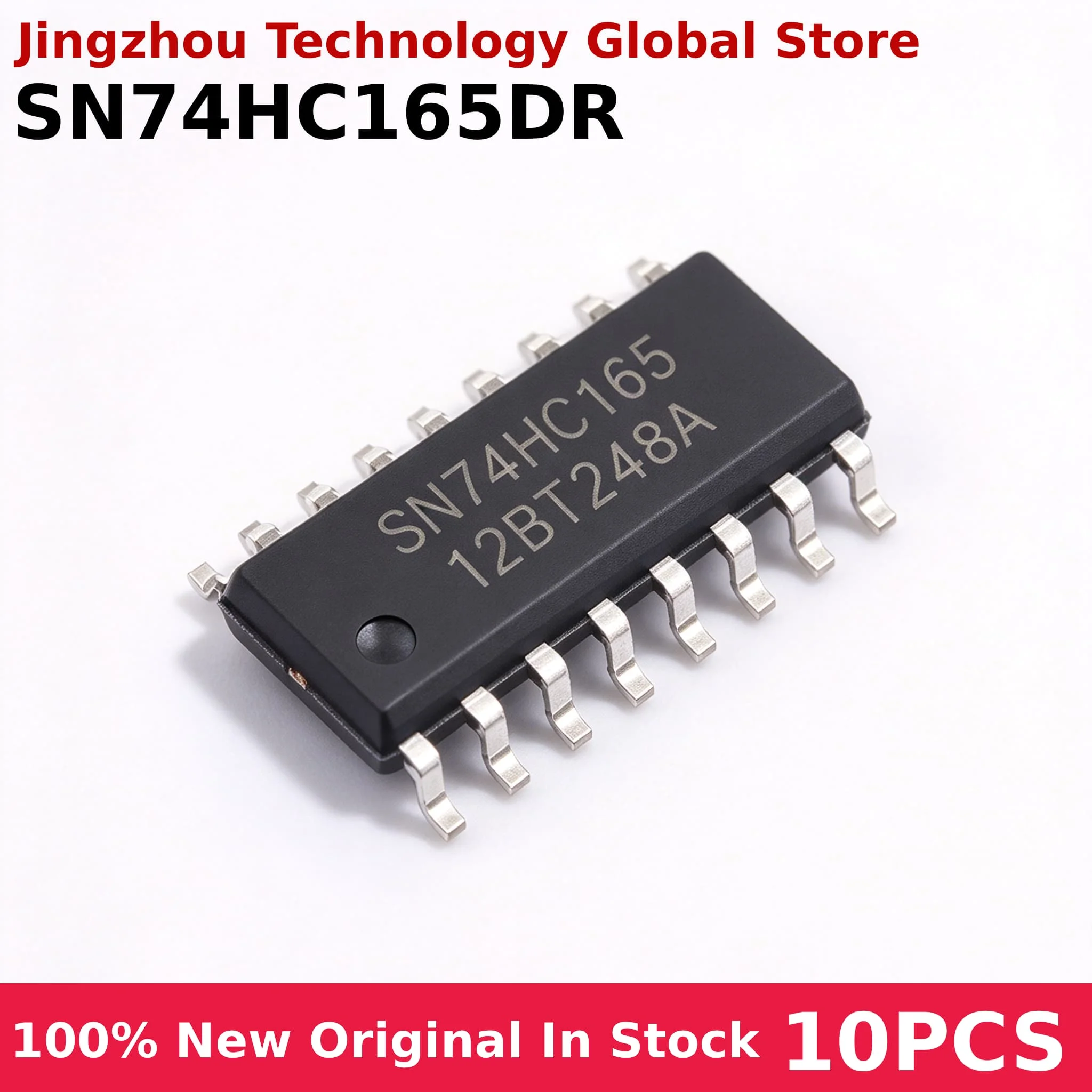 10PCS SN74HC165DR HC165 SOIC-16 8-bit Parallel Load Shift Register Logic Chip 100% New Wholesale