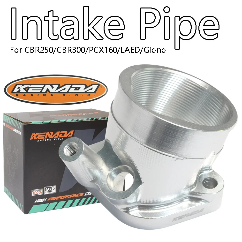 KENADA RACING CNC Throttle Body Intake Pipe For CBR 250 / 300 PCX160 LAED Giono