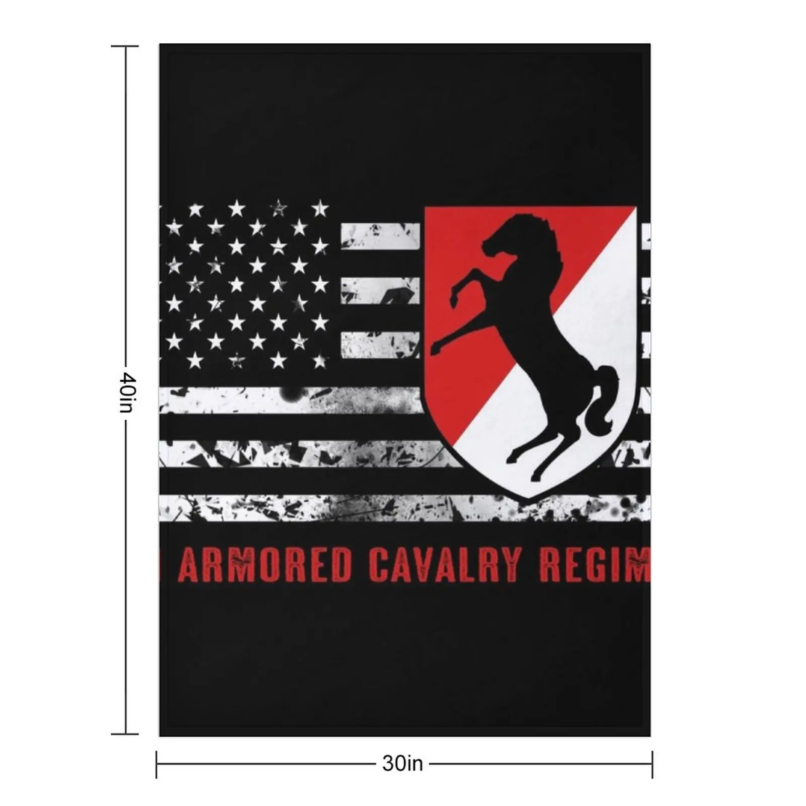 11th Armored Cavalry Regiment Throw Blanket Thermal Furrys Bed Fashionable Cute Plaid Soft Big Luxury Throw Blankets