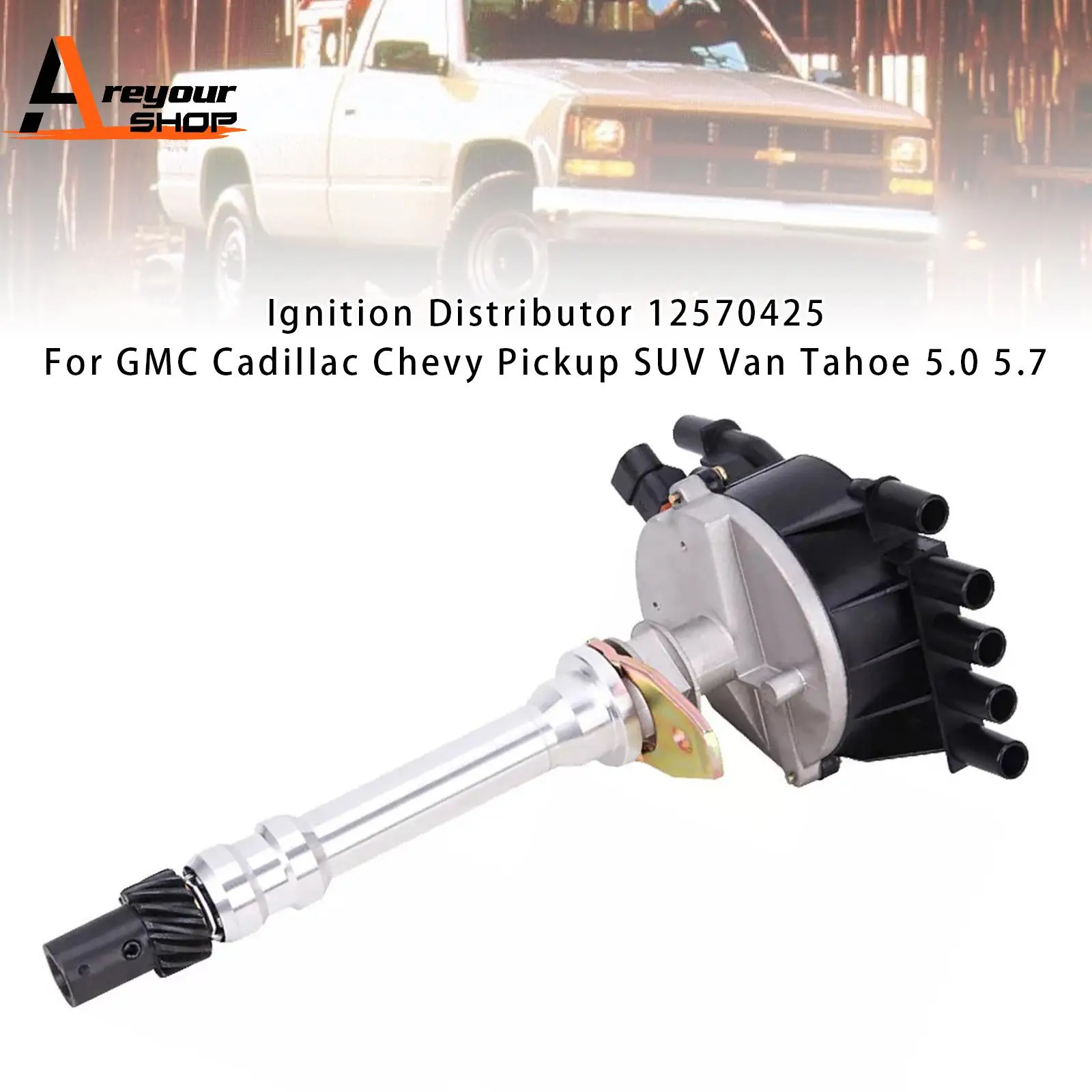 

Ignition Distributor 12570425 for GMC Cadillac Chevy Pickup SUV Van Tahoe 5.0