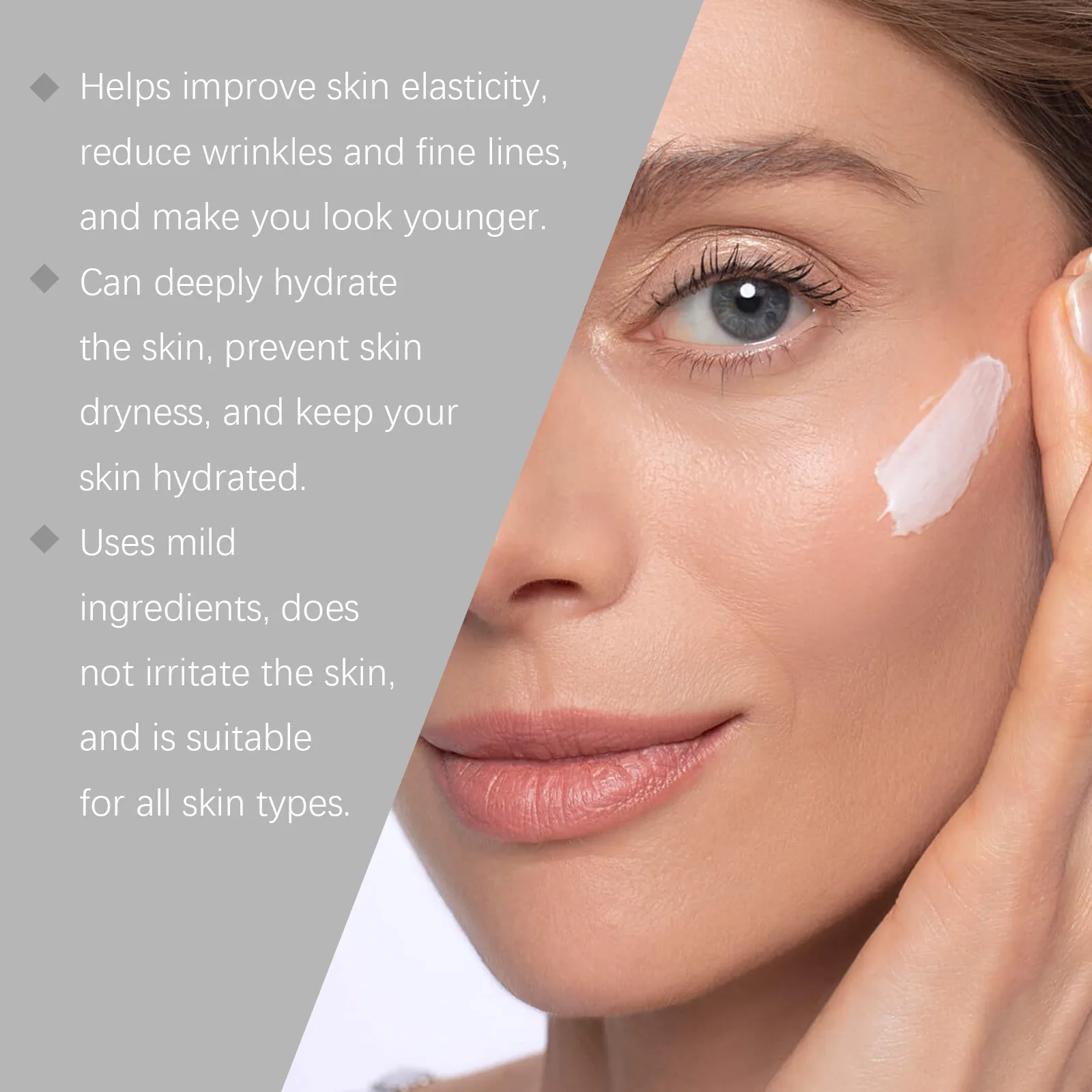 

Eelhoe Collagen Facial Moisturizing Cream Improve Elasticity Keep Nourishing Light Weight Day Night Woman Face Brightening Cream
