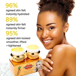 Crema de día de Ginseng a base de hierbas naturales para mujer, crema de noche, pigmentación hidratante, adecuada para la piel oscura