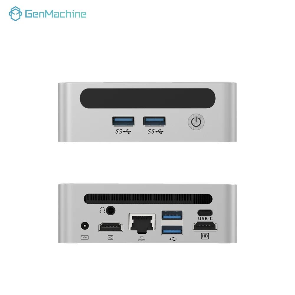 ForGenMachine كمبيوتر صغير المبيعات الساخنة N100 مكتب الأعمال Win 11 16 GB DDR4 512G SSD Wifi 6 BT 5.2 مستشفى مدرسة الألعاب استخدام OEM ODM