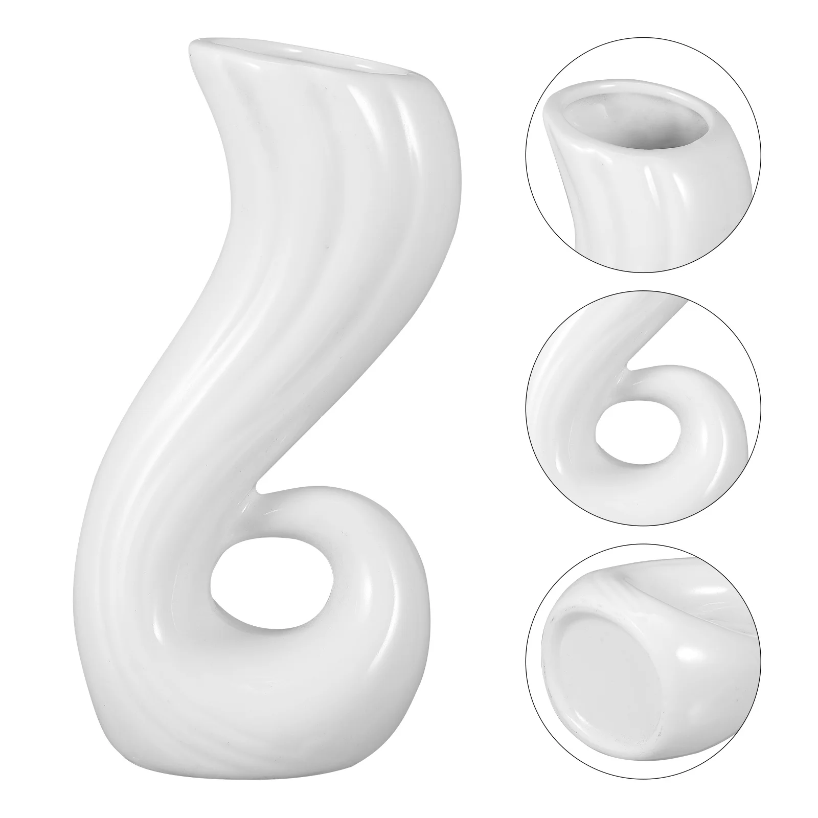 

2Pcs Ceramic Small Porcelain Vases Elegant Flower Arrangement Containers Stable Desktop Dining Table Home Decor Flower Pots Gift