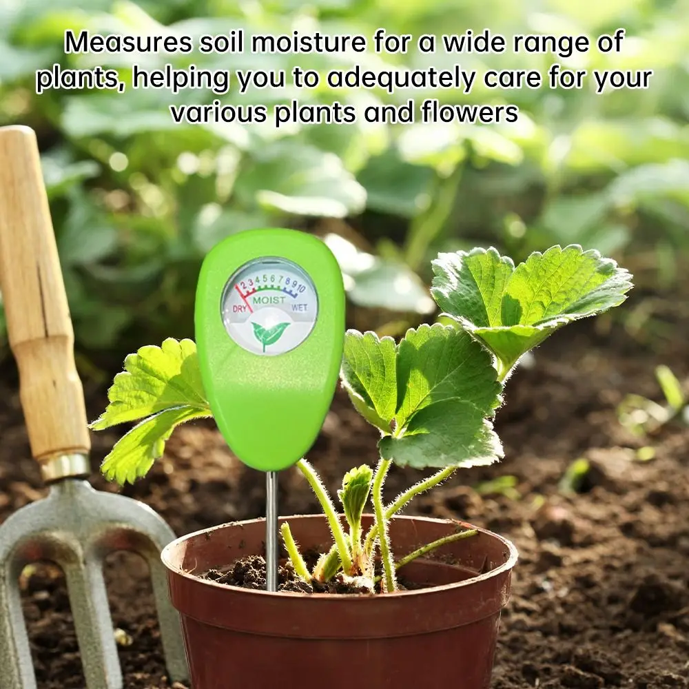 No Battery Plant Moisture Tester Temperature Tester Humidity Tool Hygrometer Dial Dry Wet Monitoring Hydrometer
