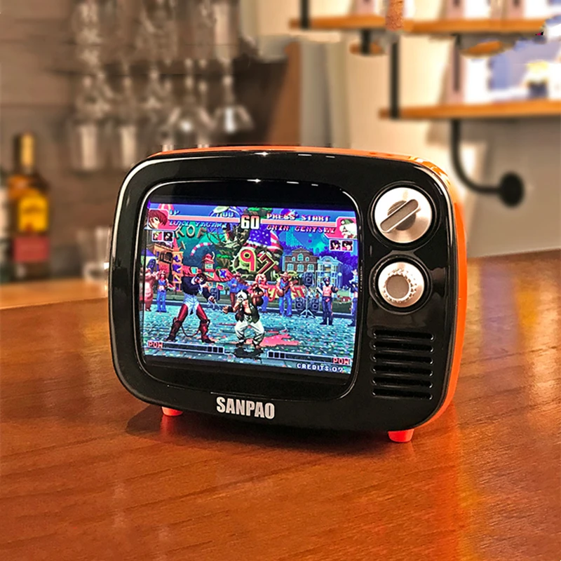 ノスタルジックな 3.5 インチ テレビ ミニ ポータブル テレビ スリー