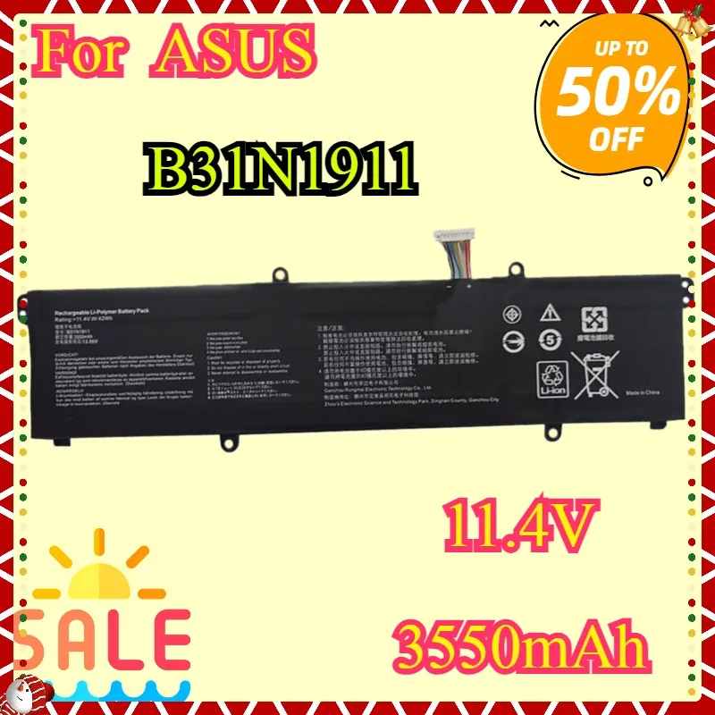 

NEW Replacement Battery B31N1911 C31N1911 For ASUS X413 X413F X413FF X413J X413E X413EP TP420 V4050F V5050E M4050I X421DA