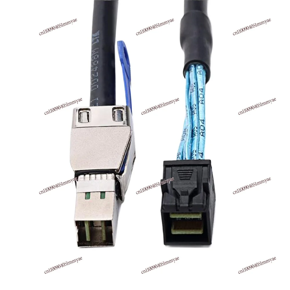 Mini SAS HD SFF-8644 with IC To SAS HD SFF-8643 Server Overlay Cable