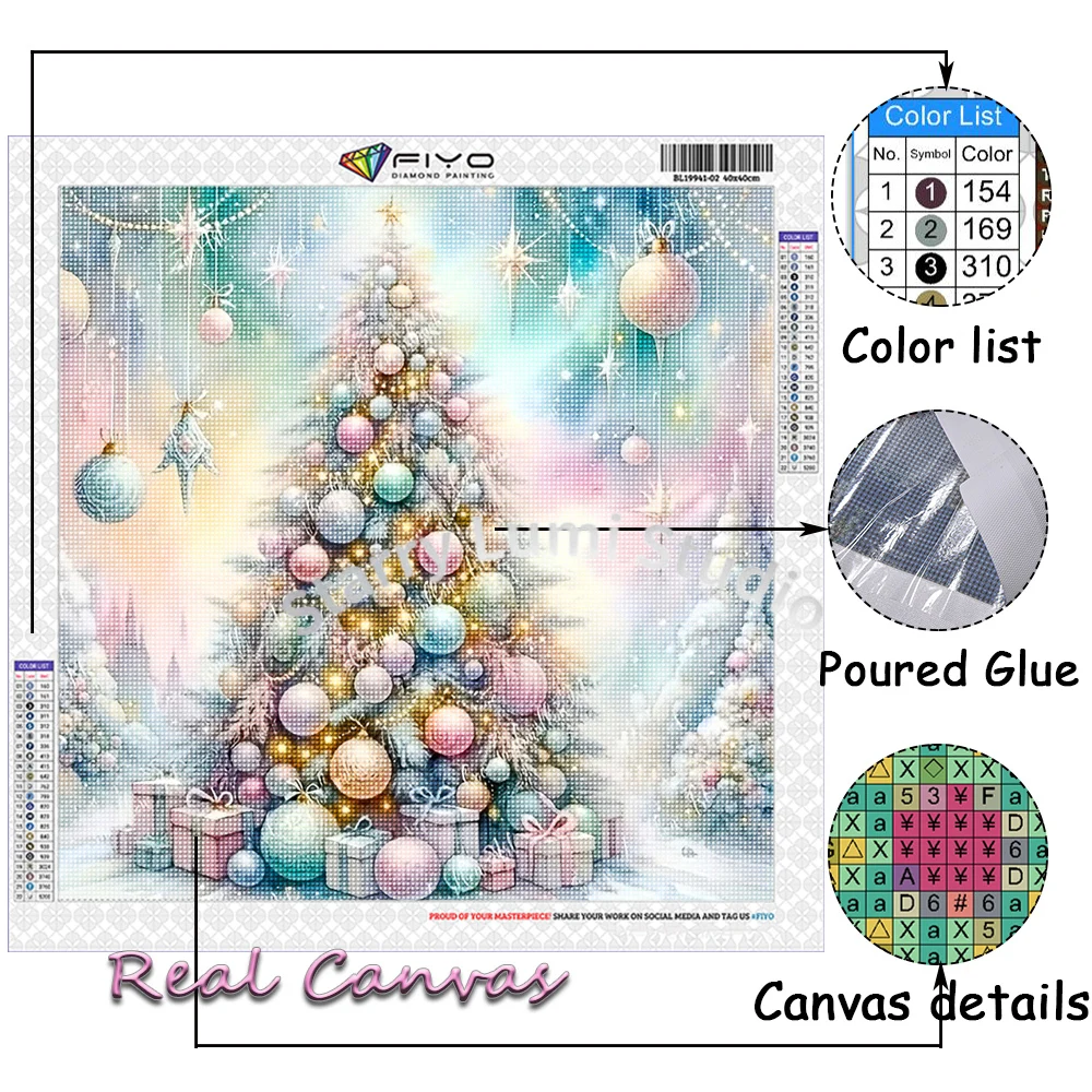 Diamond Painting Kit Christmas - Resin Art Tree ulasan dan harga