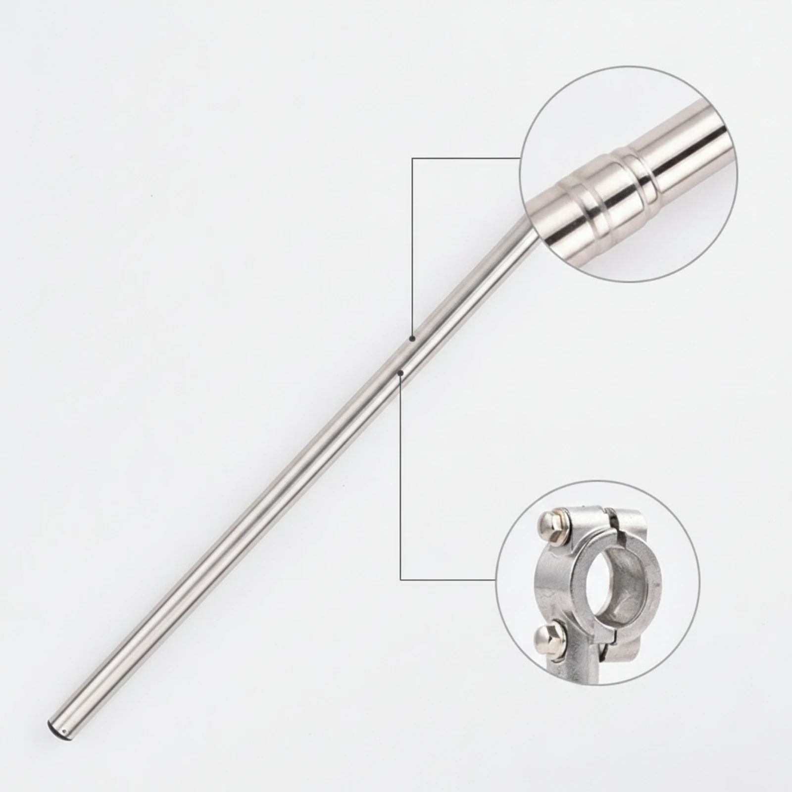 Telescopic Flagpole Rust-Resistant Flagpole with Mounting Base Flag Pole Rustproof Adjustable for Motorcyclists, Motorcycles