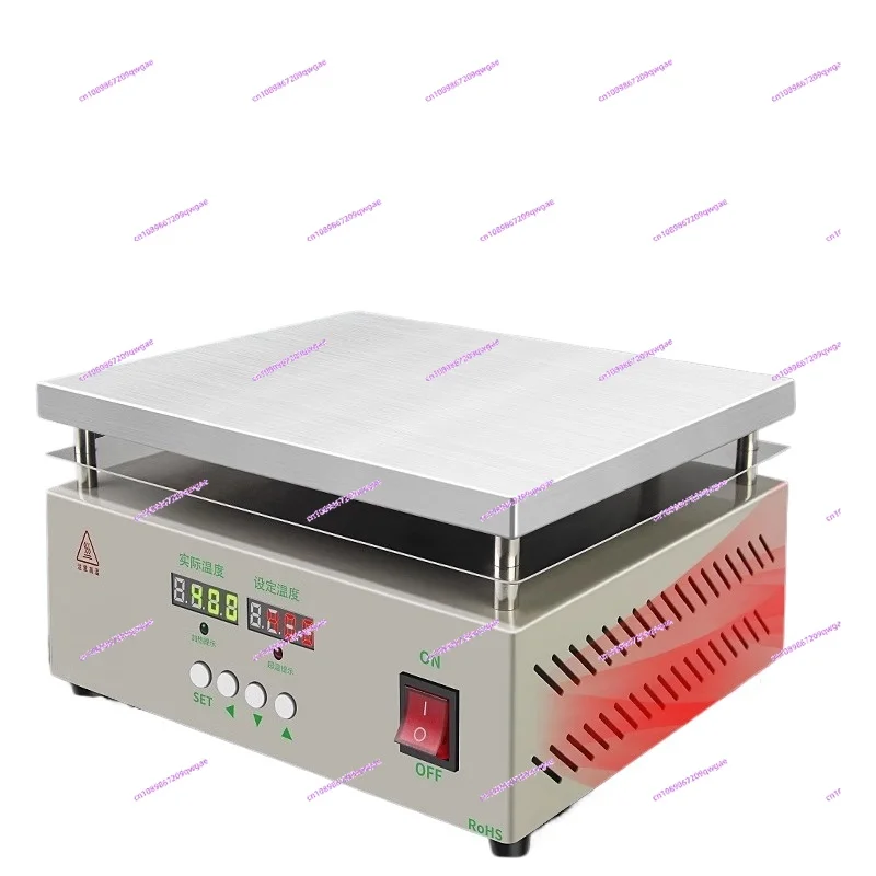 Adjustable Temp Digital Preheating Platform, LED Heating Plate for Mobile Phone Screen Dismantling & Welding