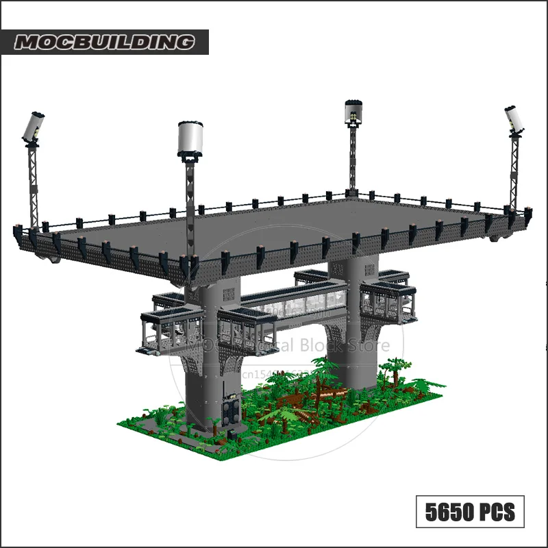 UCS Space Movie Landingplatform MOC Building Blocks Diorama Collection Model DIY Technology Bricks Display Toys Xmas Gifts