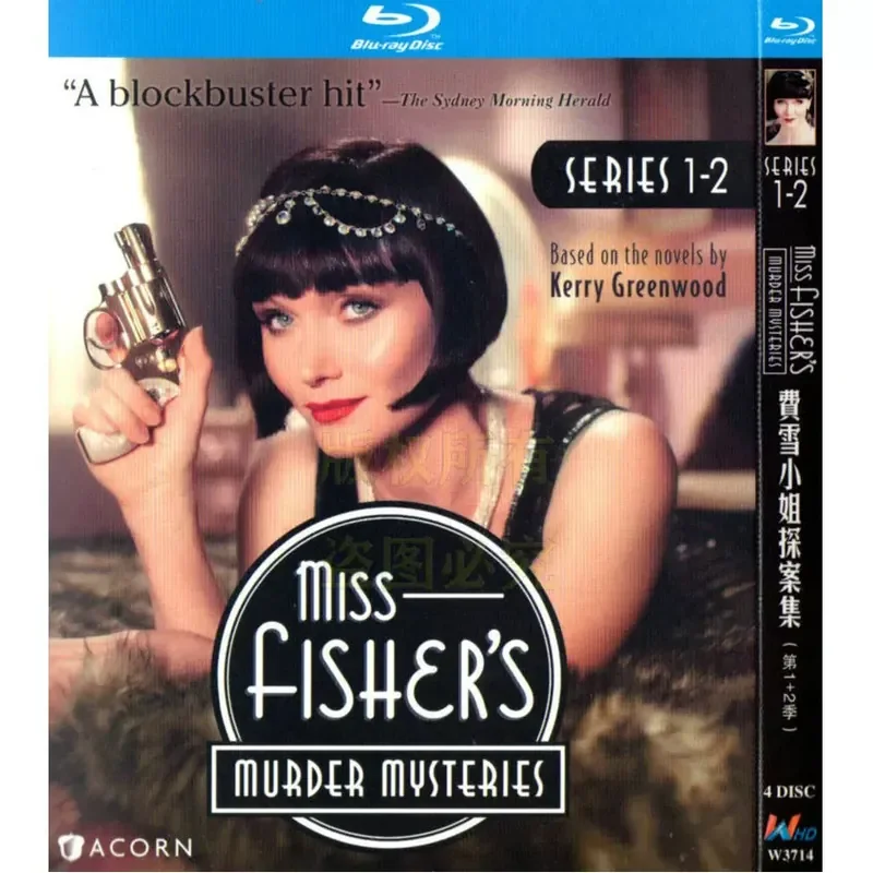 

Australian Suspense TV Series Miss Fisher Seasons 1–3 BD Blu-ray High Definition 6 Disc