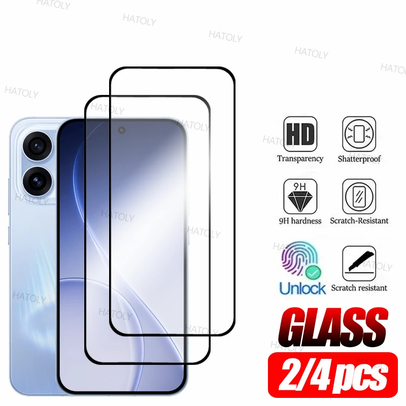 2/4 قطعة الزجاج المقسى ل oppo Reno15 الصين حامي الشاشة oppo Reno15 غطاء الغراء الكامل المضادة للخدش الهاتف الزجاج oppo Reno15 #1