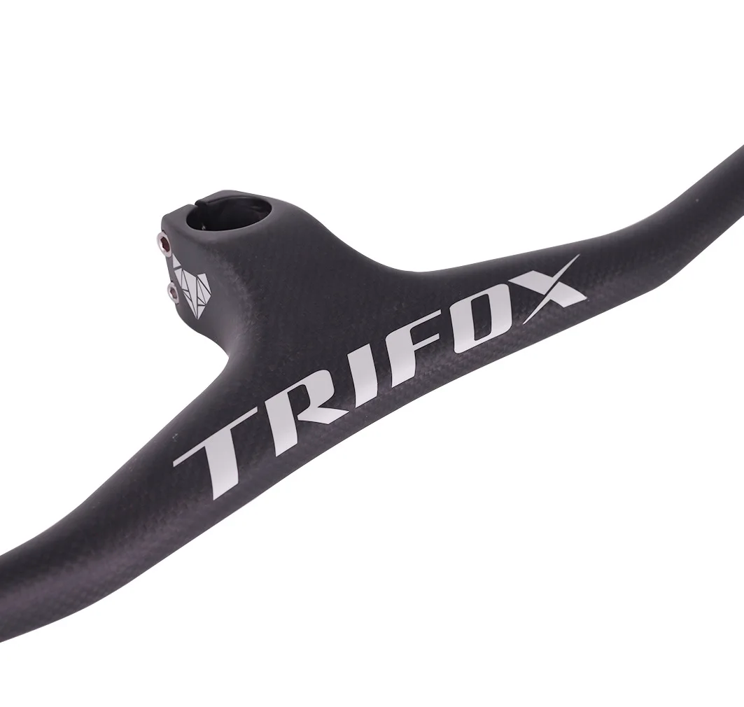 TRIFOX Buy Carbon Integrated Handlebar RHB200 FREE Handlebar End Stoppers HES100