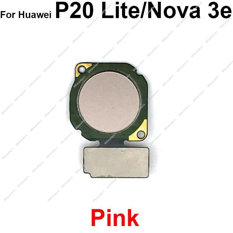 Home Button Fingerprint Sensor For Huawei P20 Lite Nova 3e Return Home Key Sensor Scanner Touch Connecting Flex Cable