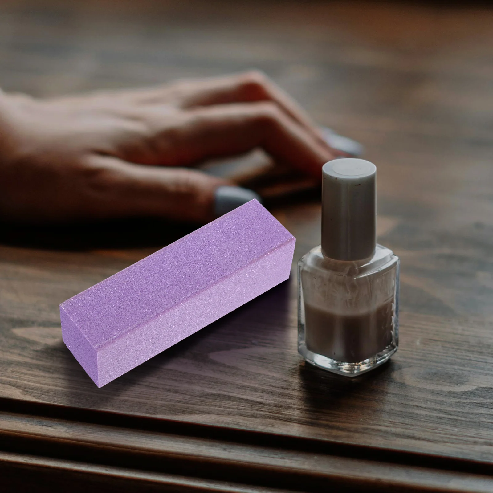 Bloques amortiguadores para uñas, limas duraderas para manicura, herramientas pequeñas de esponja portátiles para pulir y limar uñas, 10 Uds.
