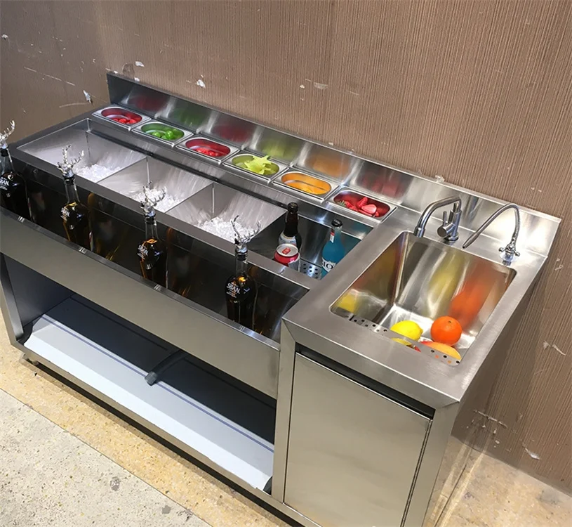 محطة نادل متنقلة من مصنع GLORY نادل متنقل للبار