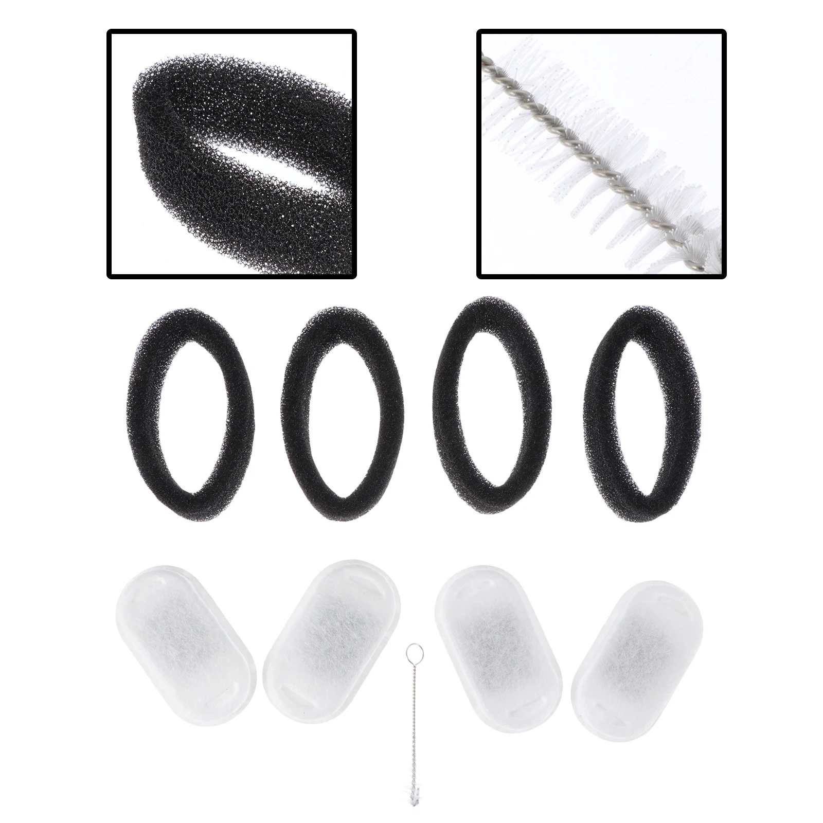 

1 Set Cotton Elements For Pet Water Fountain Cat Dispenser Replacement Filter Nets Filter Impurities Hair Debris Clean Fresh