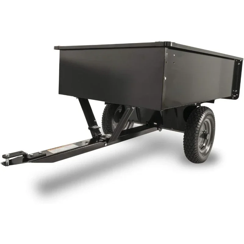 45-0101 750-Pound Max Utility Tow Behind Dump Cart, Black