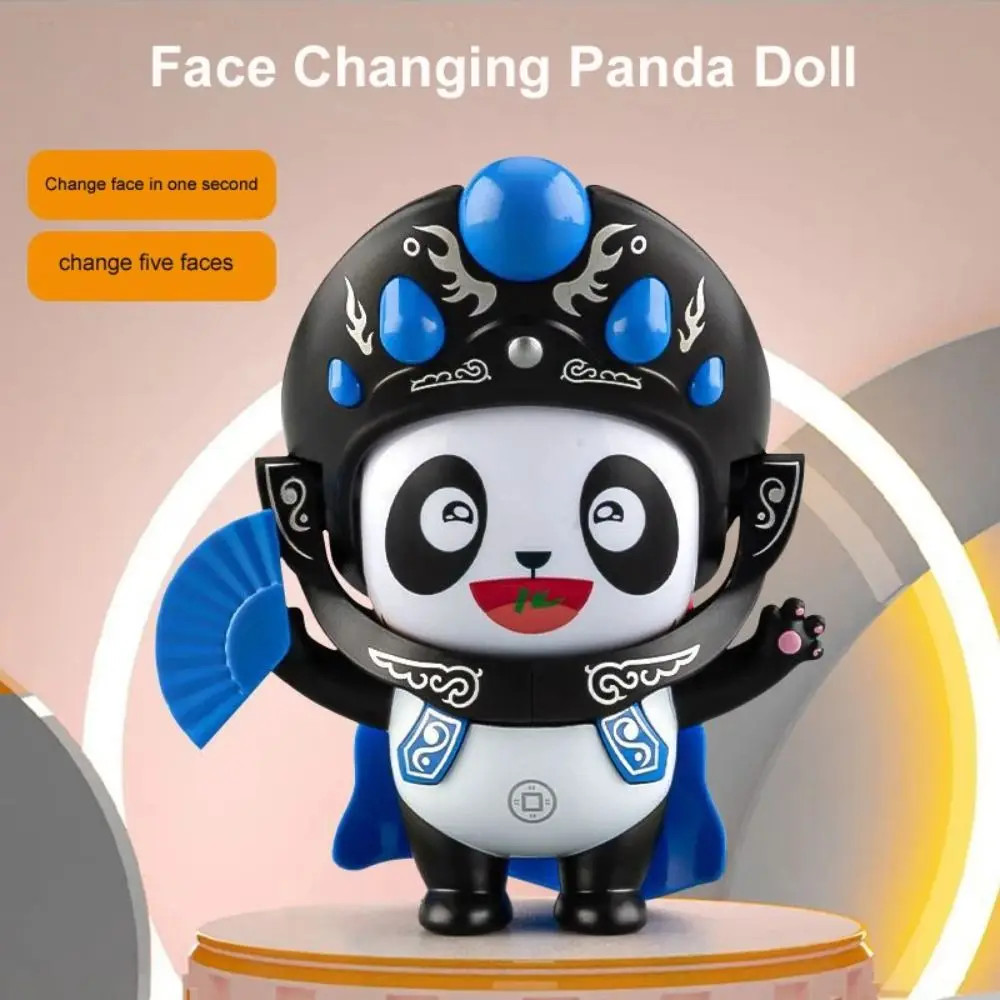 Face Change Sichuan Face Changing Doll Sichuan Opera Chinese Style Face Changing Panda Doll Mini Plastics Face Changing Toy