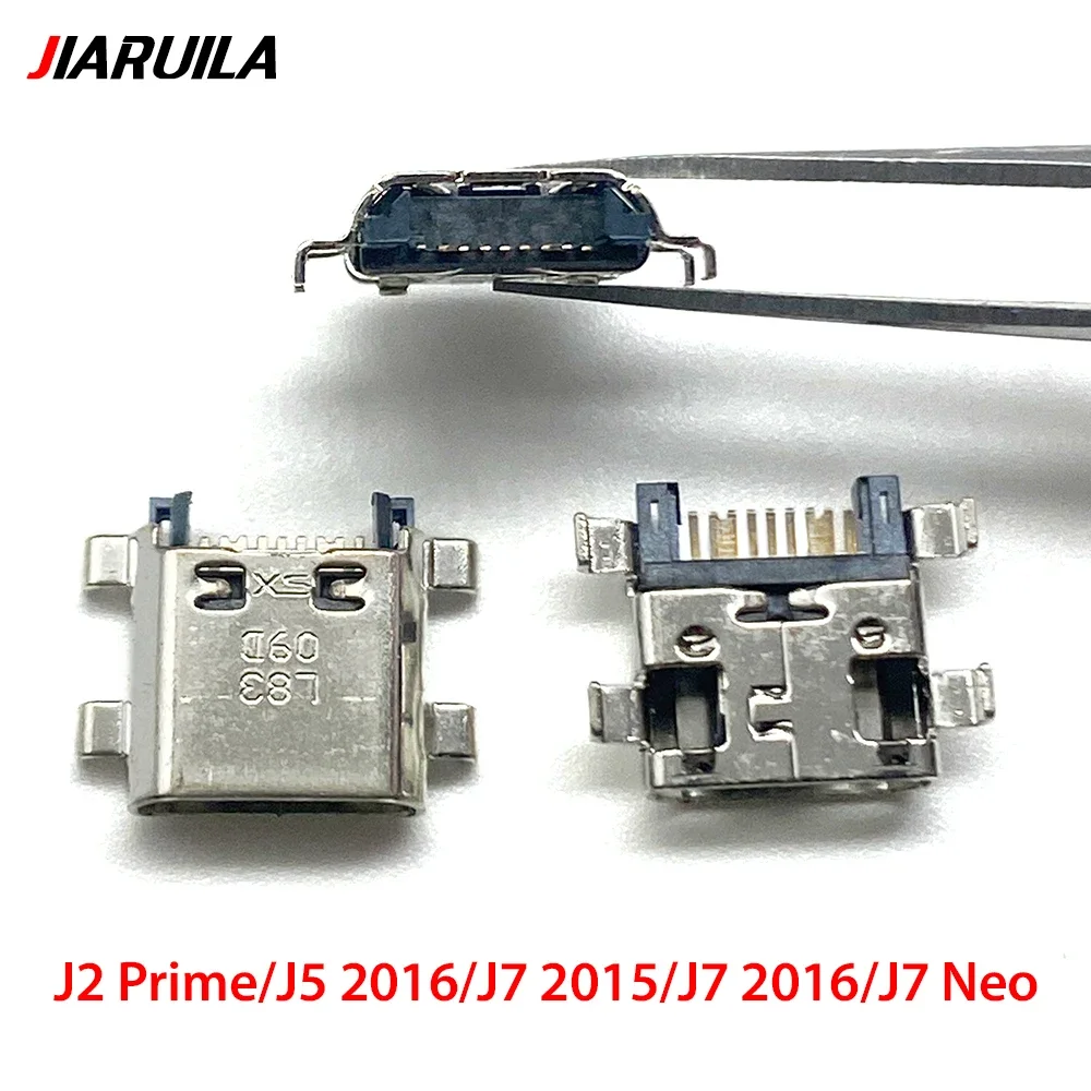 

50 шт., разъем для зарядки Micro USB, разъем для зарядного устройства, разъем для док-станции для Samsung J5 J7 J2 Prime ON5 G5500 ON7 G6000 G531 G530