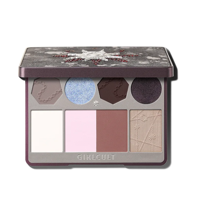 Girlcult Jianghu Series Matte Glitter Shimmer Chameleon Eyeshadow Contour Blush Brighten Smoke Dark Face Makeup