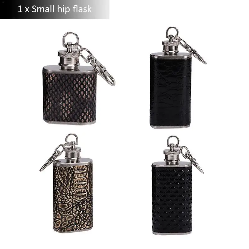 Stainless Wine Whisky Steel Hip Flask For Travel Portable Pocket Bottles Beer Gift Rum Flagon Leather Travel Wine Whiskey Cups