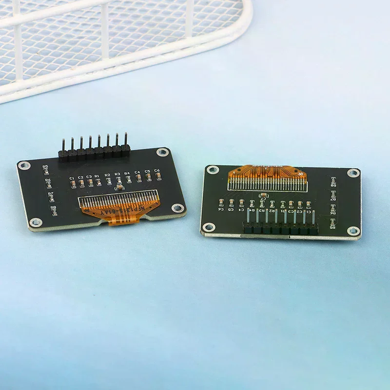 0.96-inch OLED Display Screen White/Blue 12864 Screen Module, Matrix 4 Key Interfaces Keyboard IIC SSD1315